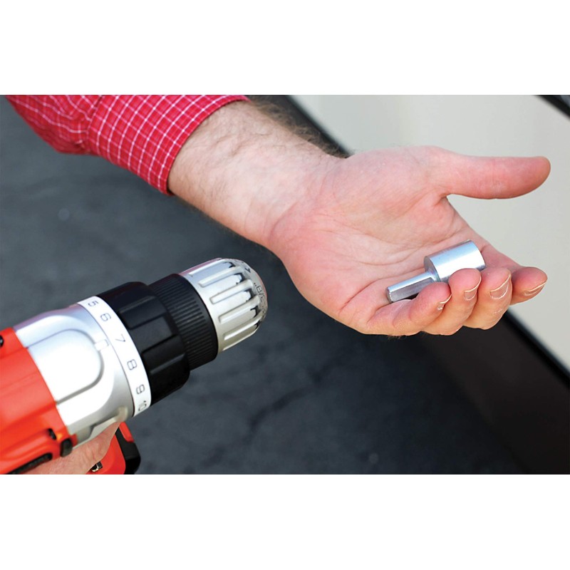 Camco RV Leveling Scissor Jack Socket Drill Adapter - Fits