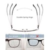 FAA'N Flip up Reading Glasses for Women Men,Square Frame Readers