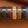 ANNEFIT 22mm Watch Band, Quick Release Genuine Leather Replacement Strap