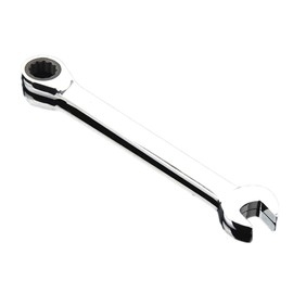 Outanaya 22mm Ratchet Wrench Spanner Double Offset Ring Spanner Sturdy Steel Home Factory Use