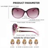 LNTICB Women's Polarised Sunglasses Large Frame Glasses UV400 Protection Classic