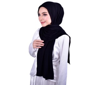 MuLanLegend Rib Fabric (Black Rib Fabric Shawl)