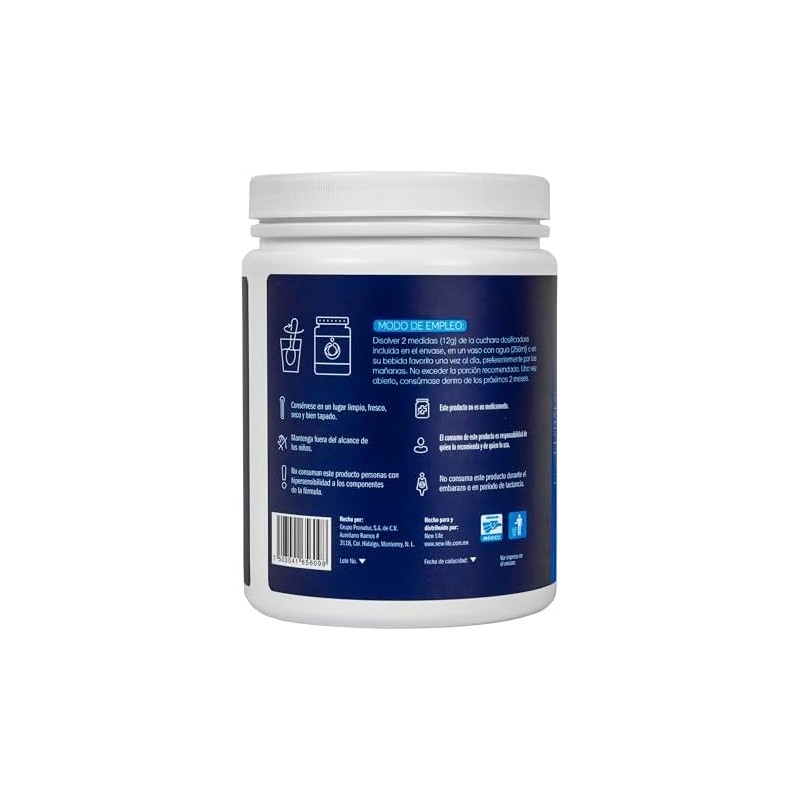 NLS Essentials COLÁGENO HIDROLIZADO sabor frutos rojos Sin azúcar añadida
