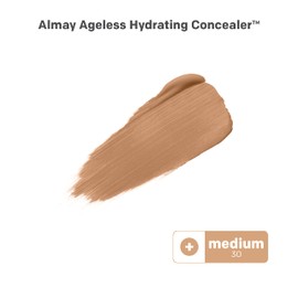 Almay Anti-Aging Concealer, Face Makeup with Hyaluronic Acid, Niacinamide, Vitamin C & E, Hypoallergenic-Fragrance Free, 030 Medium, 0.37 Fl Oz