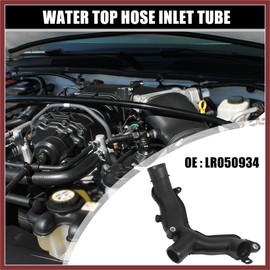 HEROFFIX Water Hose Pipe Thermostat Top Hose Inlet Tube LR050934 for Land Rover for Range Rover 2010-2016 Plastic Black Replace Parts