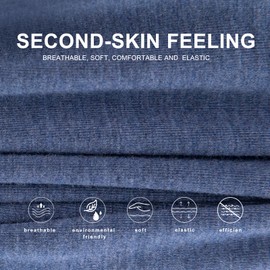 BAMBOO COOL Mens Boxers Short Classic Fit Soft Casual Underwear Loose Comfortable Breathable Boxer Shorts for Men (3 Pack), Large