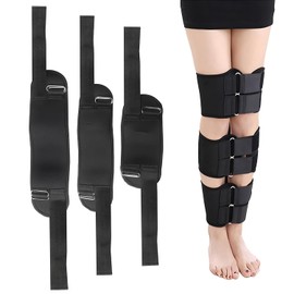 Leg Positioning Corrector Strap, Leg Correction Belt, Set of 3 O/X Shape Impact Knee Bowlegs Correction Clamp Straps