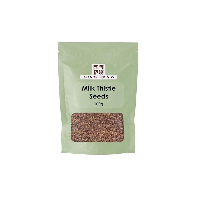 Milk Thistle Seeds 100g by Manor Springs