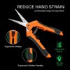 2 Pack Professional Pruning Shears, Trimming Scissors - Straight Tip,