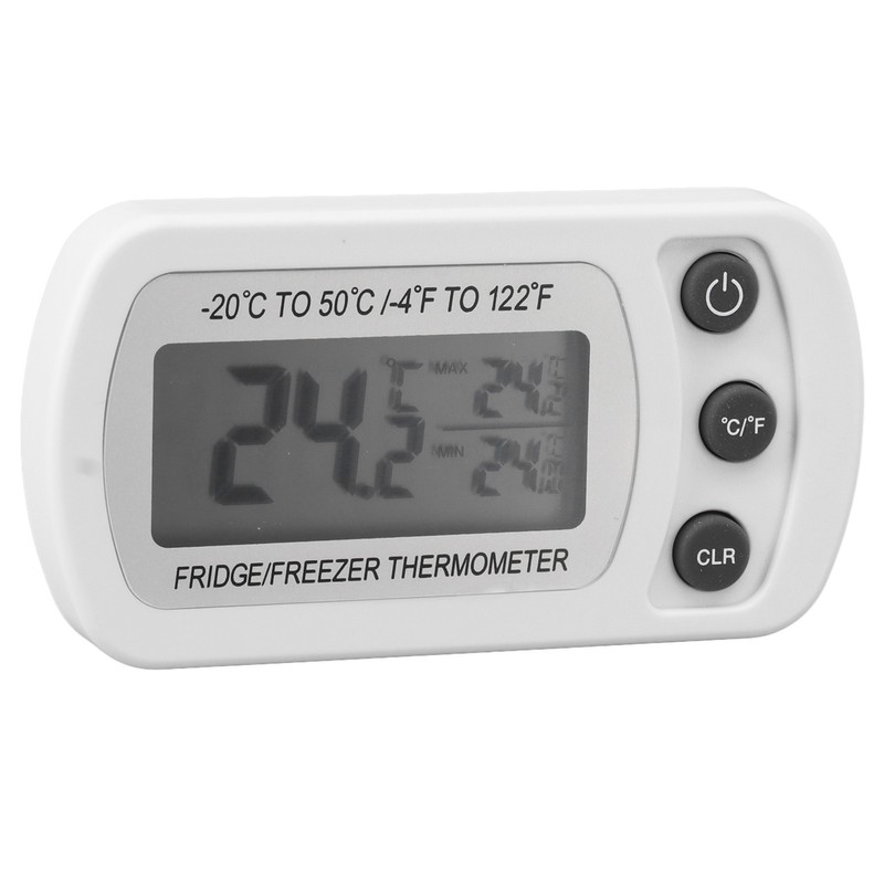 2Pcs Waterproof Digital Refrigerator Fridge Thermometer ‑20~50℃ Digital Freezer Thermometer