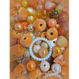 Bead Mixes By Color:_Orange Mix_Extra Large - $34.99