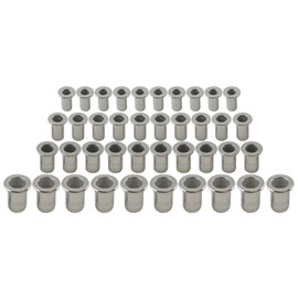 3 4 5 and 6mm Alu Nut Serts Riveting Threaded Inserts Blindnut Rivnut 40 PC