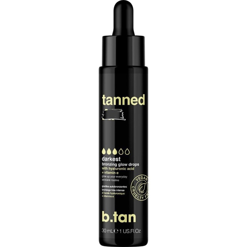B.Tan Tanned Af Bronzing Drops For Women 1 oz Drops