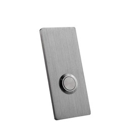 R- Series Stainless Steel Designer Doorbells by Modern Stainless Hardware (Slate)