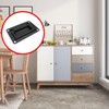 CHENJIN Embedded Folding Handle 95mmx60mm Black Toolbox Concealed Handle Panel