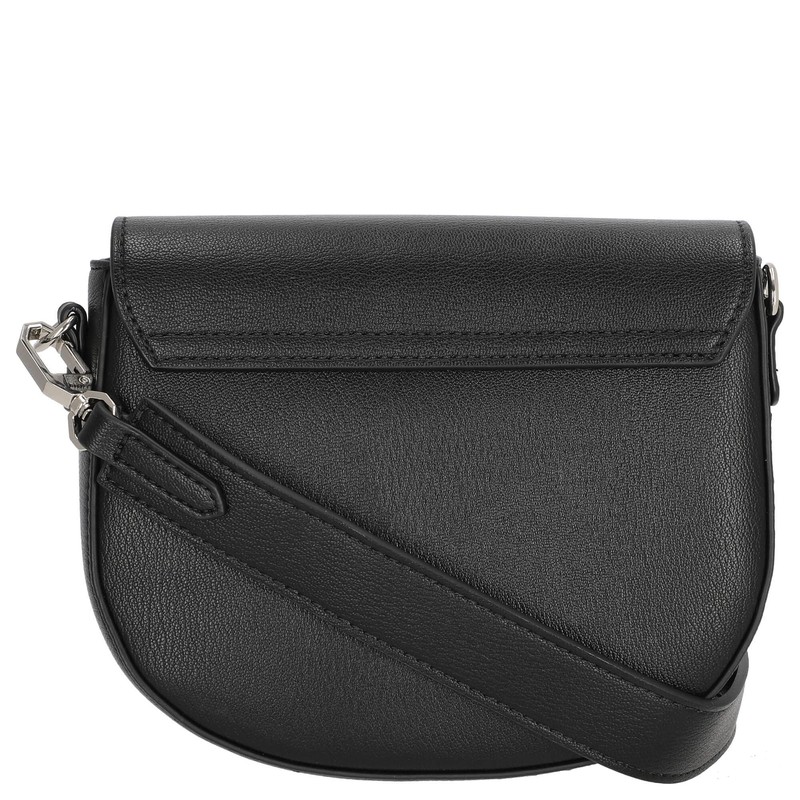 Seidenfelt Driva Saddle Shoulder Bag 19.5 cm Black, black