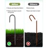 Alffun 16 Inch Rebar Stakes, 8 Pcs Metal Stakes for