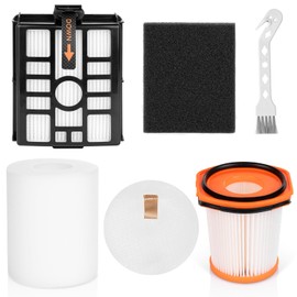 WS642AE Filters for Shark WANDVAC System Cordless Stick Vacuum with HEPA Empty Base Cleaner WS642AE WS640AE, Fabric Filter + Self-Empty Base Post-Motor + Felt & Foam Filter