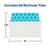 Avery Multiuse Ultra Tabs, 2" x 1.5", 2-Side Writable, Assorted