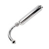 Exhaust Muffler Pipe Motorized Bicycle Engine Muffle Tailpipe Exhaust Pipe