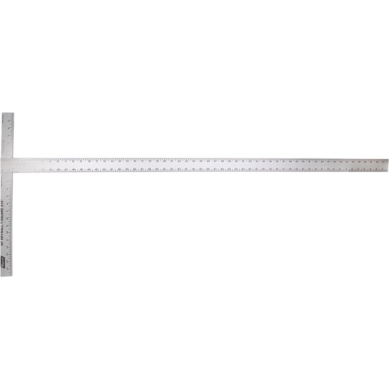 WAL-BOARD TOOLS T-Squares, Standard Drywall T-Square 1368mm with Chest Support,