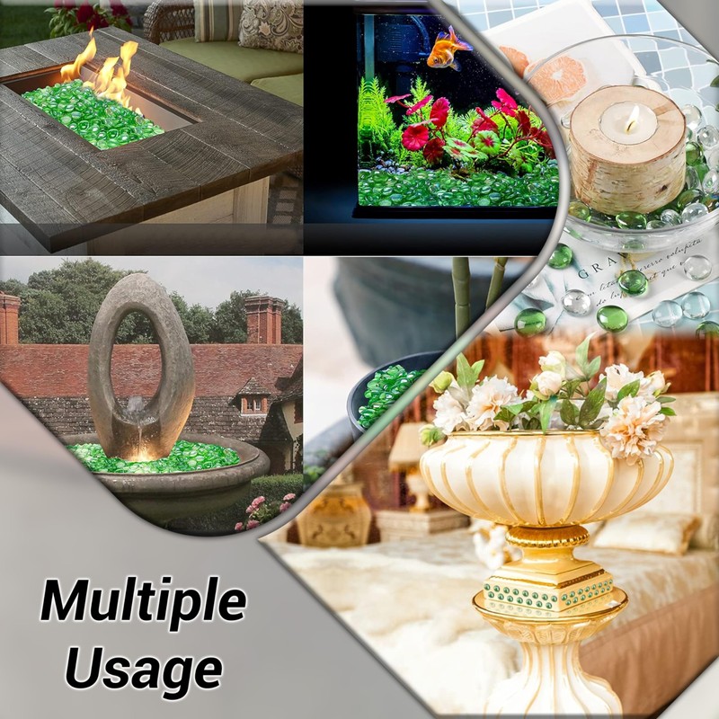 Arsuk Pebbles, Round Decorative Stones for Vases and Decoration, Marbles,