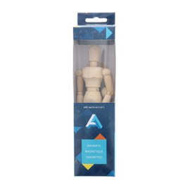 Art Alternatives Magnetic Manikin, 8", Brown