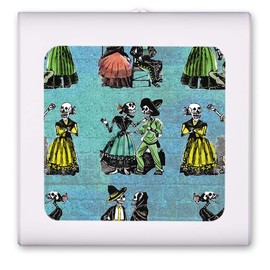 Plug in Dimmable LED Night Light with Dusk to Dawn Auto Sensor, Adjustable Brightness, Warm Light, Auto On-Off Nightlight for Bathroom, Hallway, Nursery, Bedrooms - Los Muertos