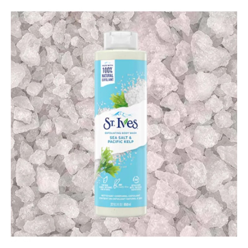 Gel De Baño Exfoliante Sea Salt & Pacific Kelp 650ml