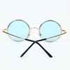 What Say Circle Gold Frame Color Lens Sunglasses 14 Colors