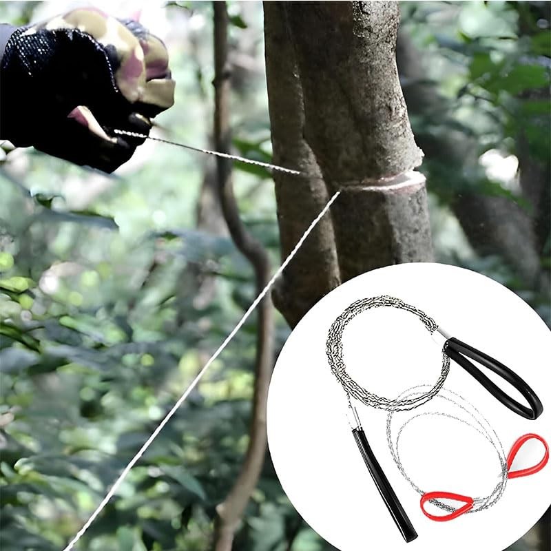 4Pcs Stainless Steel Wire Saw Emergency Saws,PVC Pipe Cable Saw