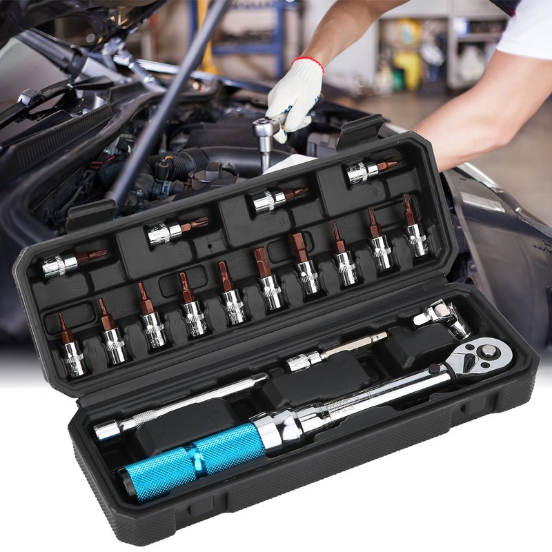 ZTY‑18 Bicycle Repair Kit Adjustable Torsion Wrench Spanner Hand Shop