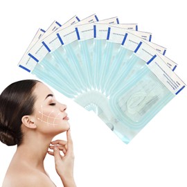 Pack of 300 Collagen Threads, Collagen Thread for the Face, Hyaluronic Thread, Anti-Ageing Threads for Skin Tightening, Promotes Absorption of Facial Essence, Lifting the Jaw Line