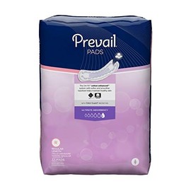 Prevail® Bladder Control Pads - Moderate to Heavy Incontinence Protection - CASE/132 (Ultimate Absorbency (4.5" x 16"))