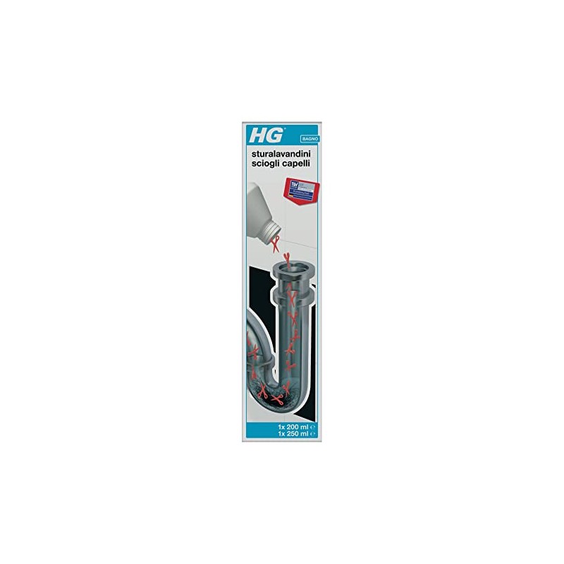 HG Sturalavandino Sciogli Capelli, Set di 2 Detergenti per la