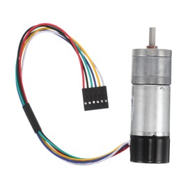 SHOWERORO High Torque Geared Motor Metal Construction Reversible Low Speed Dc for Electric Fans and Precision Control Applications