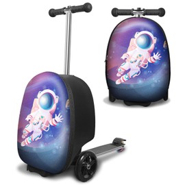 ALVOD Scooter Suitcase for Kids Ages 6-12 Kids' Luggage