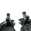DOUQANG Pair Front Left and Right Steering Knuckles & Wheel