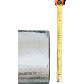 Super Shield Radiant Barrier Insulation Roll, Reflective Insulation Roll, Double Sided, Perforated, Aluminum Insulation Roll, Industrial Heat Shield House Wrap (4FT X 50FT (200 SQFT))