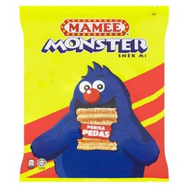 Mamee Monster Snack Noodles 8 Packs x 25g (Spicy)