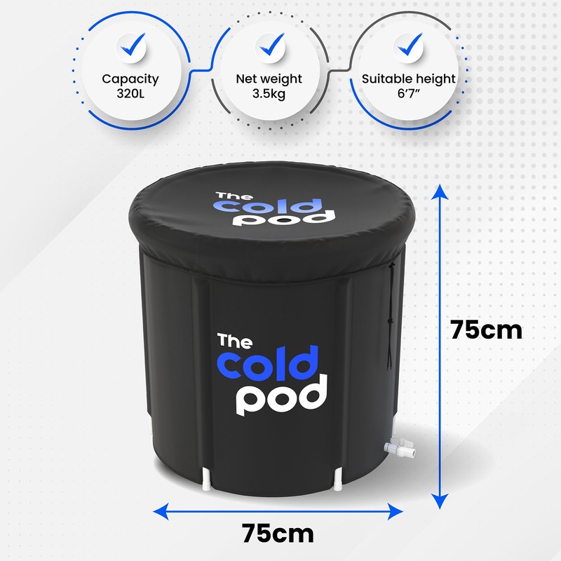 The Cold Pod Ice Bath Tub for Athletes with Cover:
