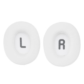EMSea 2 Pack Replacement Ear Pads for Protein Leather Noise Isolating Foam Headphones Compatible with JBL Tune 700BT 750BTNC 760NC Headphones (White)