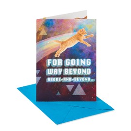 American Greetings Cat Thank You Card (Beyond Grateful)