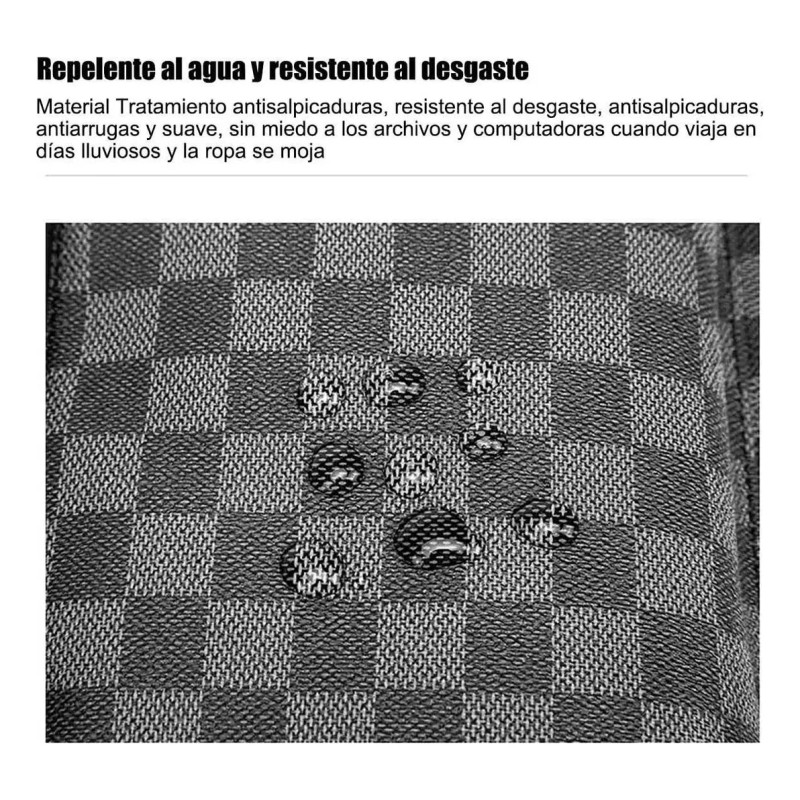 Skora Mochila Impermeable De Viajes De Cuero Para Laptop