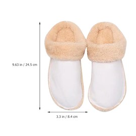 1pair Slipper Liners Replacement Insoles for Women Warm Cozy and Deformation Resistant Shoe Inserts for Winter Comfort