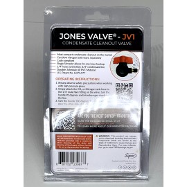 Supco Tradefox Jones Valve JV1 Condensate Cleanout Valve - NEW