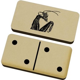 Azeeda 'Praying Mantis Side Profile' Domino Set & Box (DM00042142)