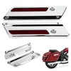 2 pcs Motorcycle Saddlebag Latch Cover Reflectors for Glide Touring