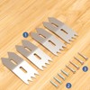 4Pcs Woodworking Limit Clamp Set, Aluminum Alloy Clamping Dogs for