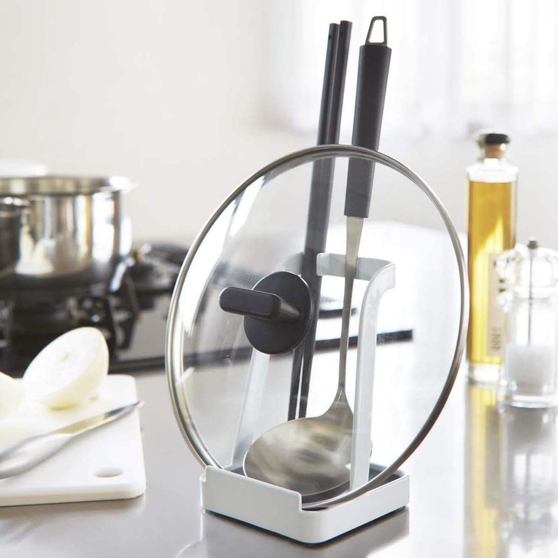 Tower Pot Lid Stand, Ladle Stand, Chopsticks, Smartphone Stand [Ladle